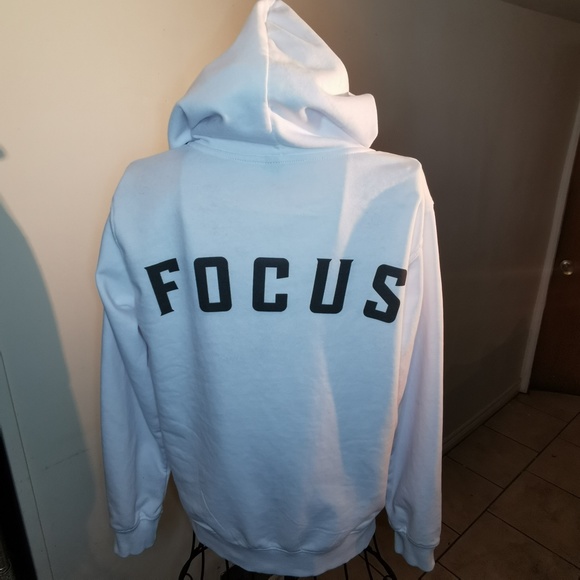 Old School White Hoodie Sz. S Cute and Fashionable - Picture 5 of 8